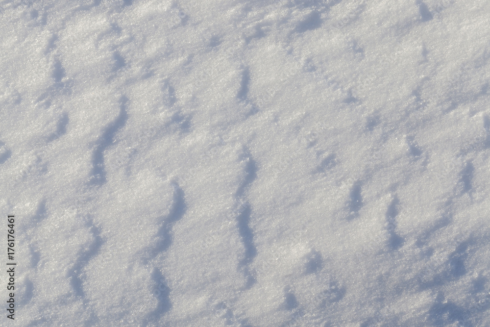 Snow drifts in winter Snow drifts in winter