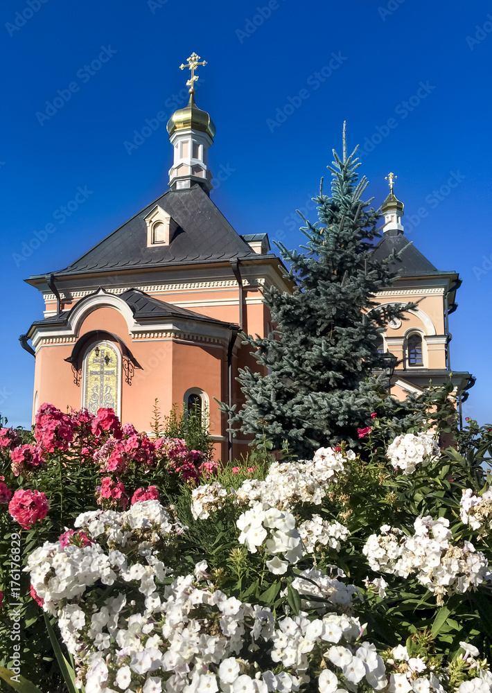 Church of the Transfiguration. Monastery Optina Pustyn. City of Kozelsk. Russia
