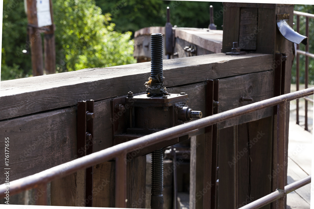 Old canal, close-up Old canal, close-up