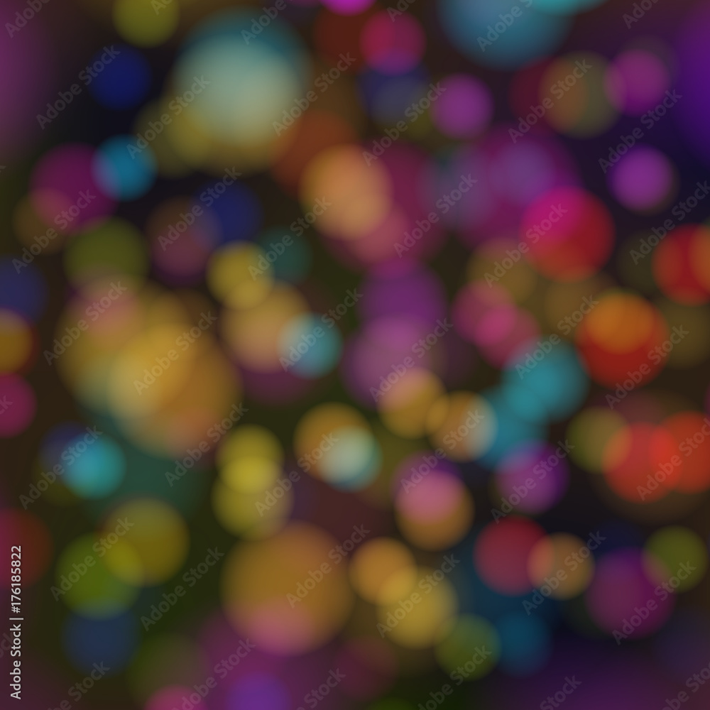 Abstract background with multicolored dots. Vector