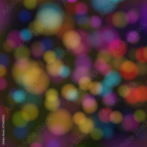 Abstract background with multicolored dots. Vector