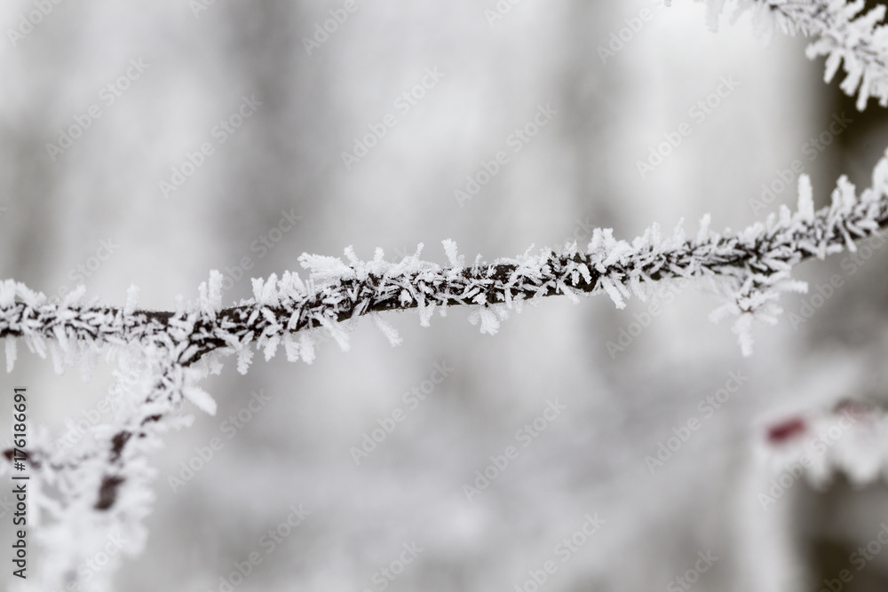 Obraz premium Snow drifts in winter