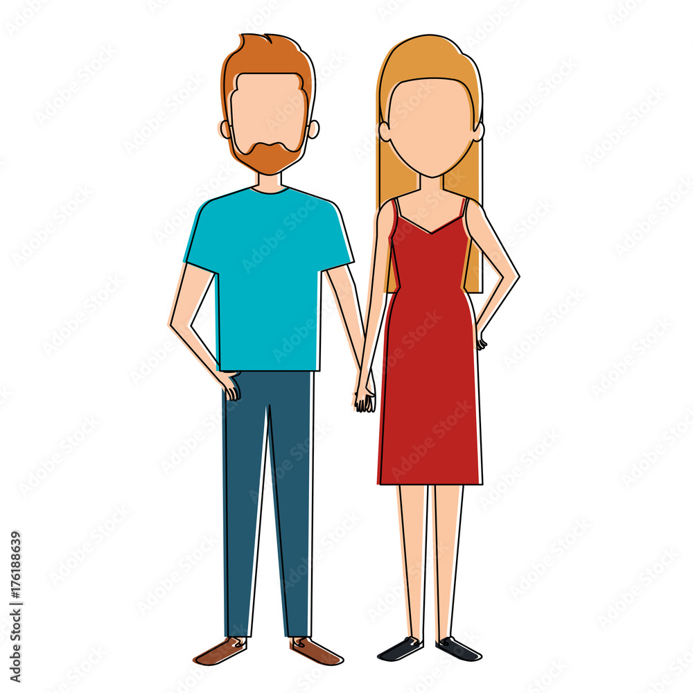 lovers couple avatars character lovers couple avatars character