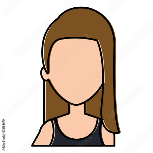 beautiful woman avatar character