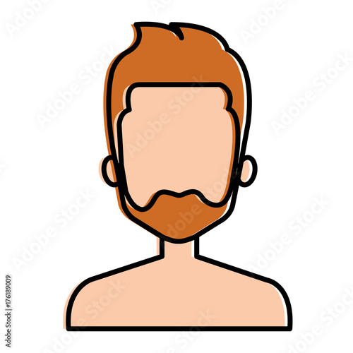 young man shirtless avatar character