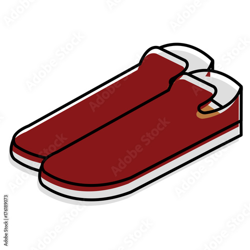moccasins shoes isolated icon