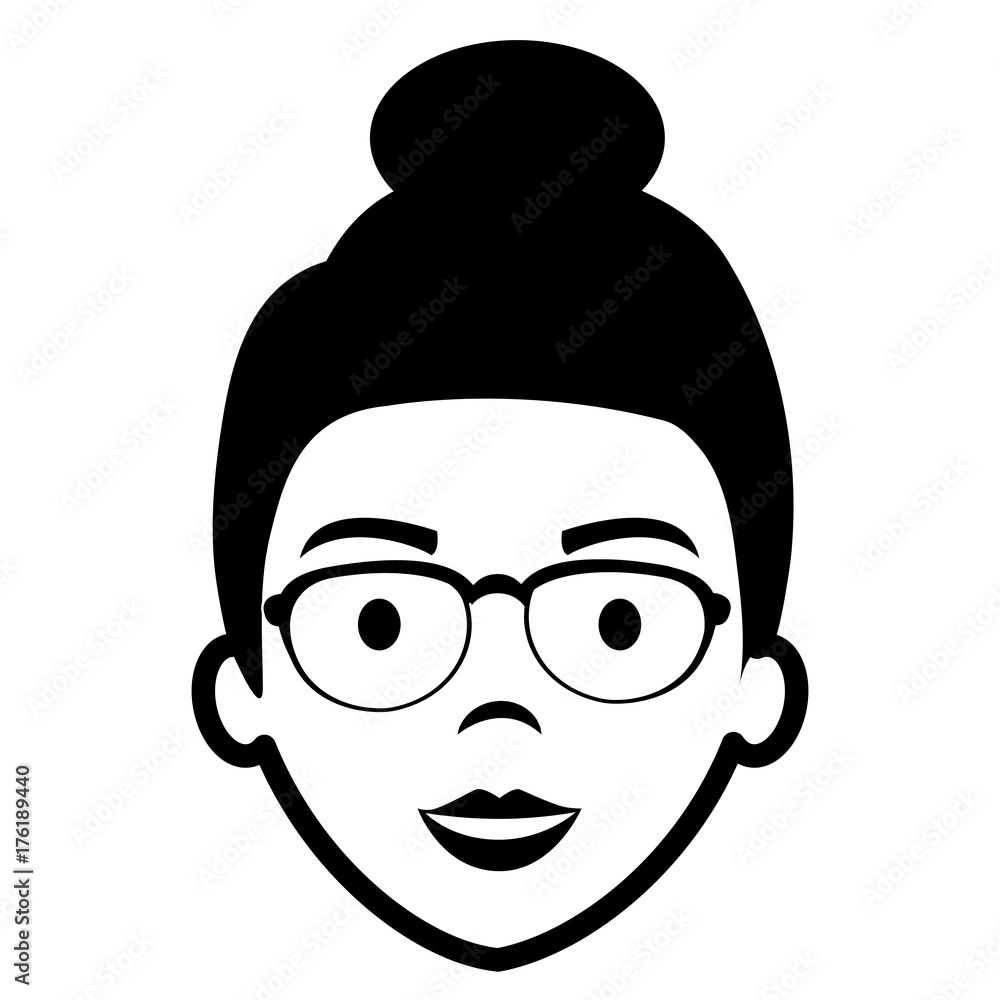 beautiful woman head avatar character beautiful woman head avatar character