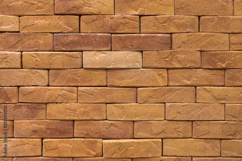 Fototapeta premium Red brick wall texture background