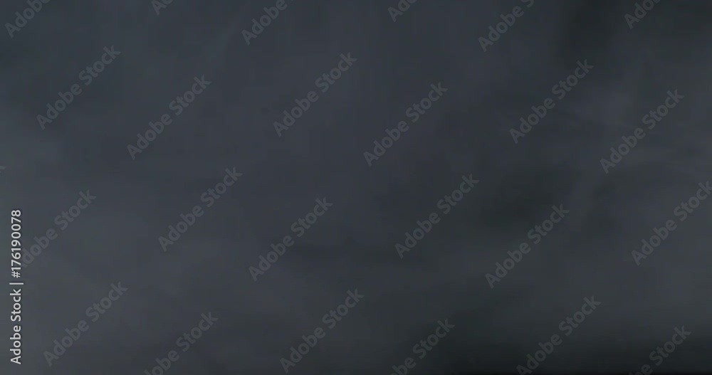 Steam(smoke) rise motion on black background. 4k VFX element Stock ビデオ