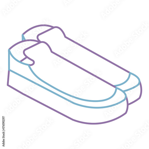 moccasins shoes isolated icon vector illustration design