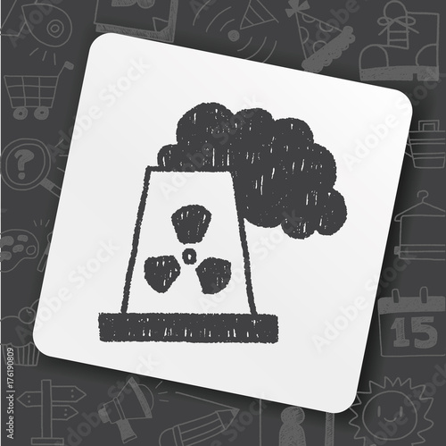 factory doodle drawing