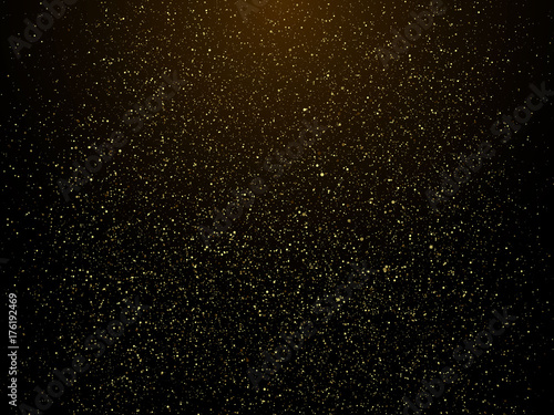 Vector particles dust, galaxy shimmering glitter texture