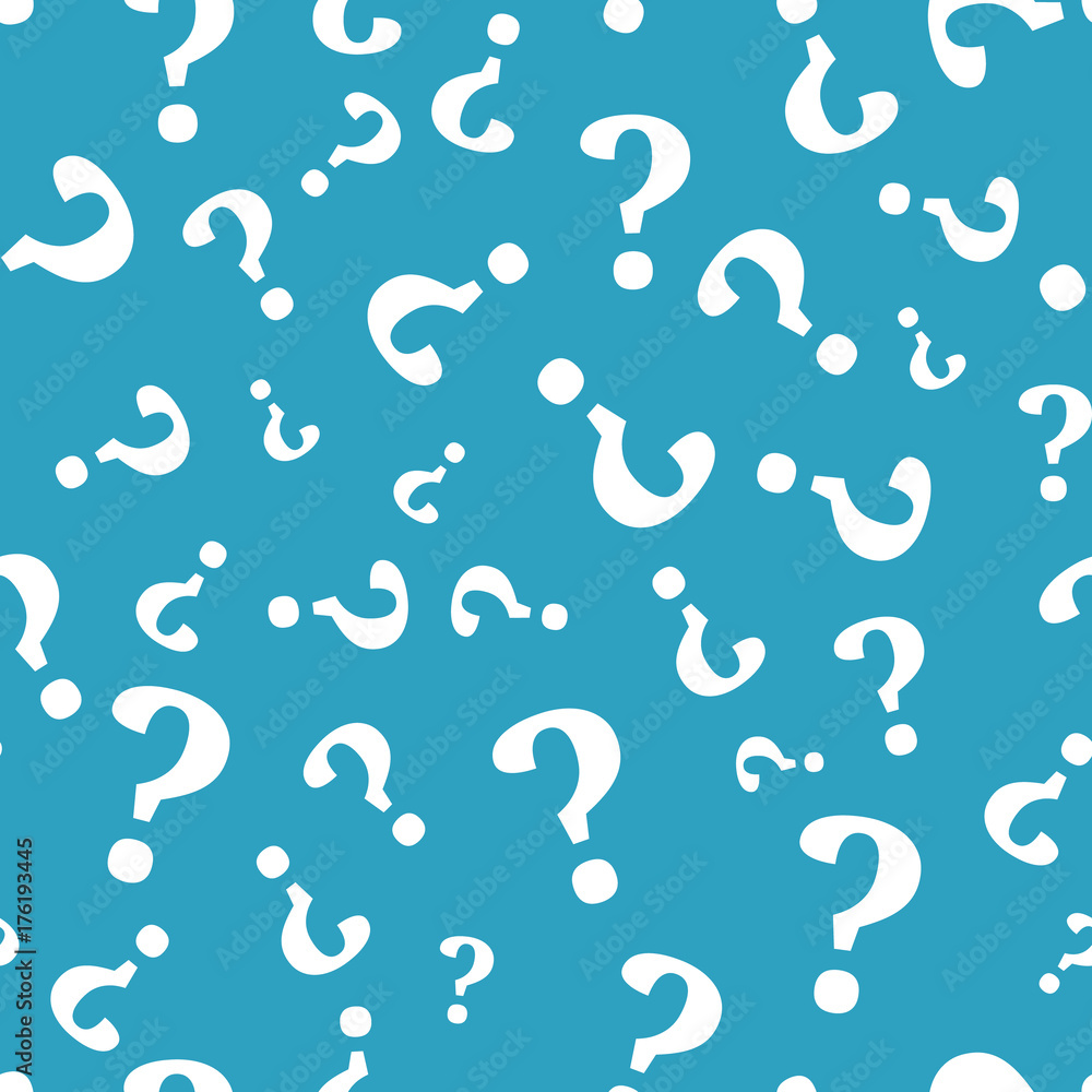 Question mark seamless pattern . Vector seamless pattern with question marks. Monochrome hipster background. Question mark seamless pattern . Vector seamless pattern with question marks. Monochrome hipster background.