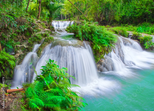 waterfall of island of Siquijor. Philippines