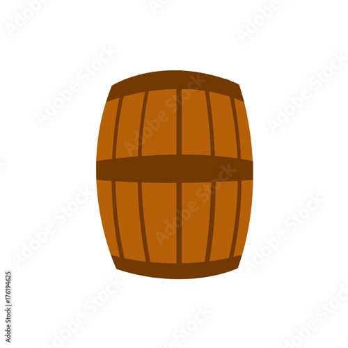Simple Beer Barrel Illustration