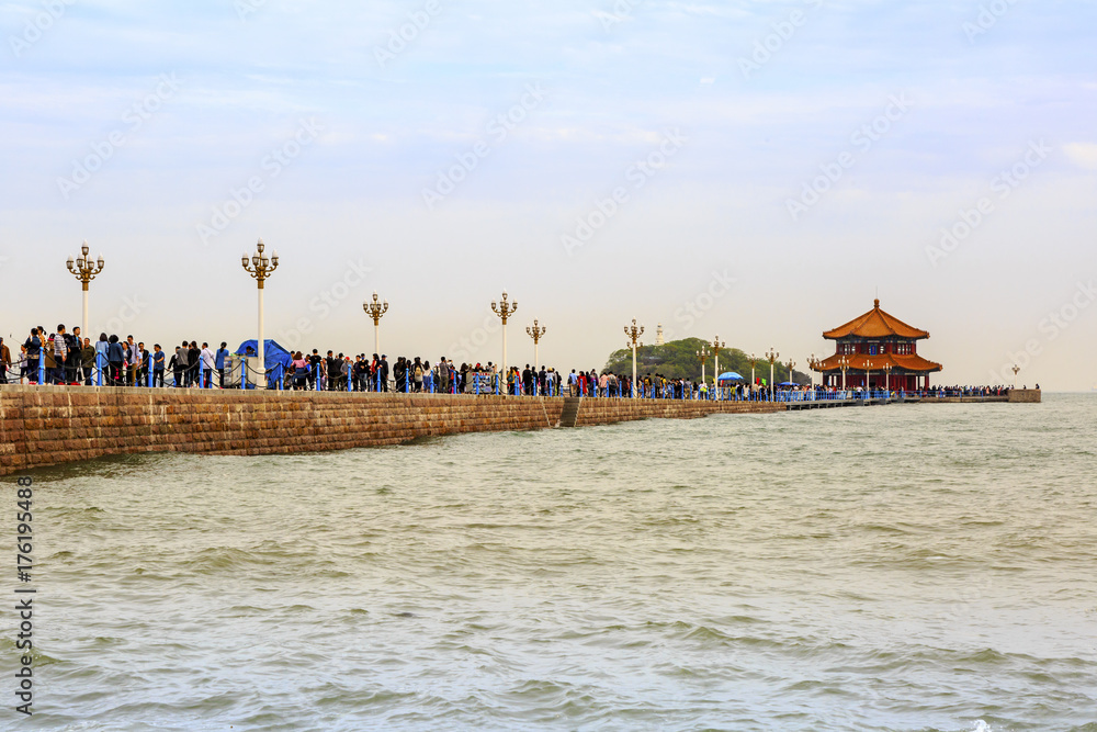 The beautiful architectural landscape and urban scenery of Qingdao The beautiful architectural landscape and urban scenery of Qingdao