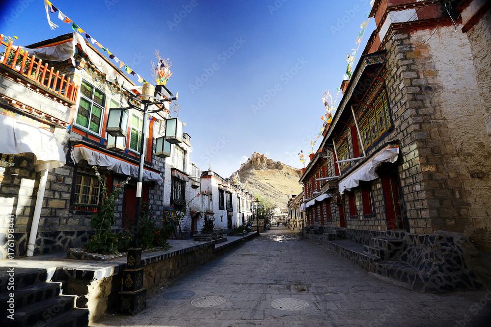 city view in Tibet china