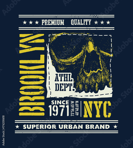 vintage urban typography vector illustration