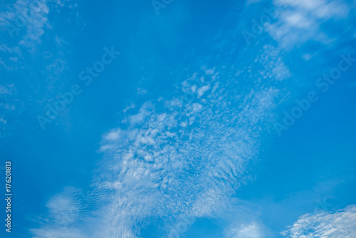 Cloud and blue sky background © songdech17