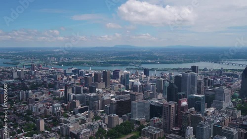 Wallpaper Mural Aerial Canada Montreal July 2017 Sunny Day 4K Inspire 2 Torontodigital.ca