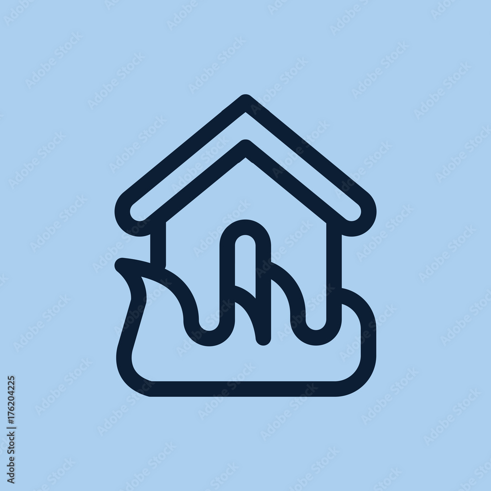 Burn home icon Burn home icon