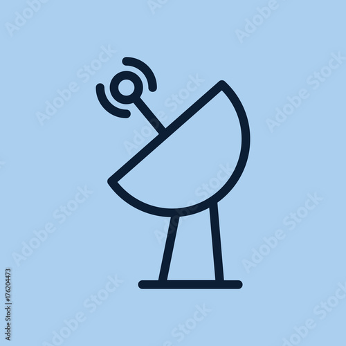 Satellite dish icon