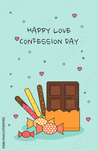 Happy love confession day