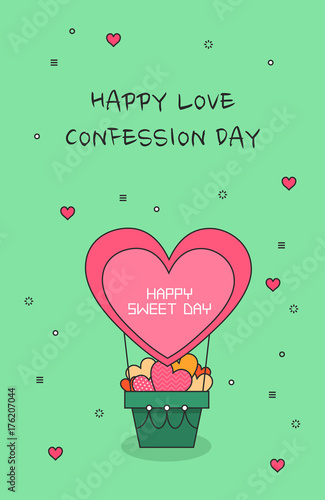 Happy love confession day