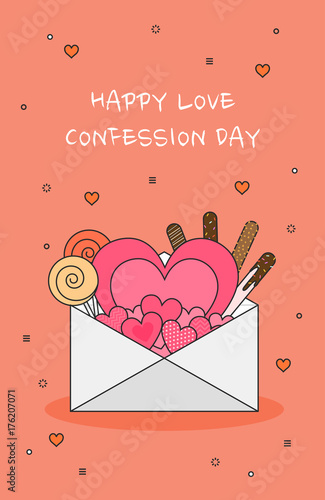 Happy love confession day