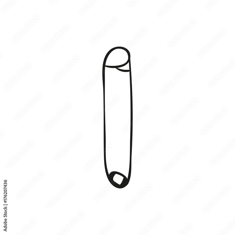 Tools for hand made in doodle style Tools for hand made in doodle style