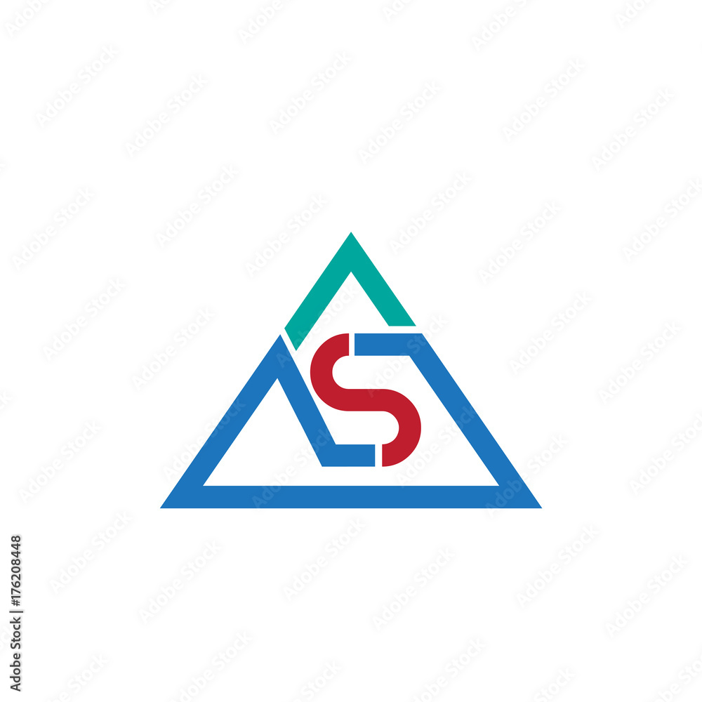 Initial Letter AVS Logo Initial Letter AVS Logo