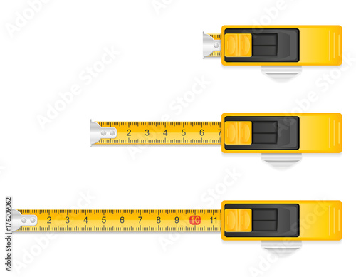 measuring tape stock vector illustration