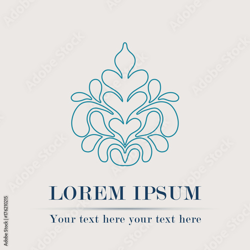 Vintage arabic style design logo element (ID: 176210215)