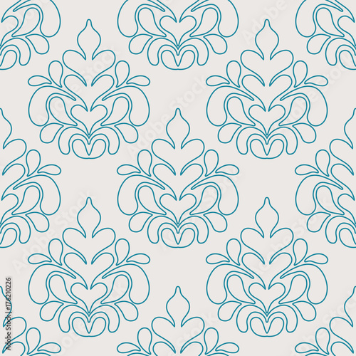 Arabic vintage decorative design seamless pattern (ID: 176210226)
