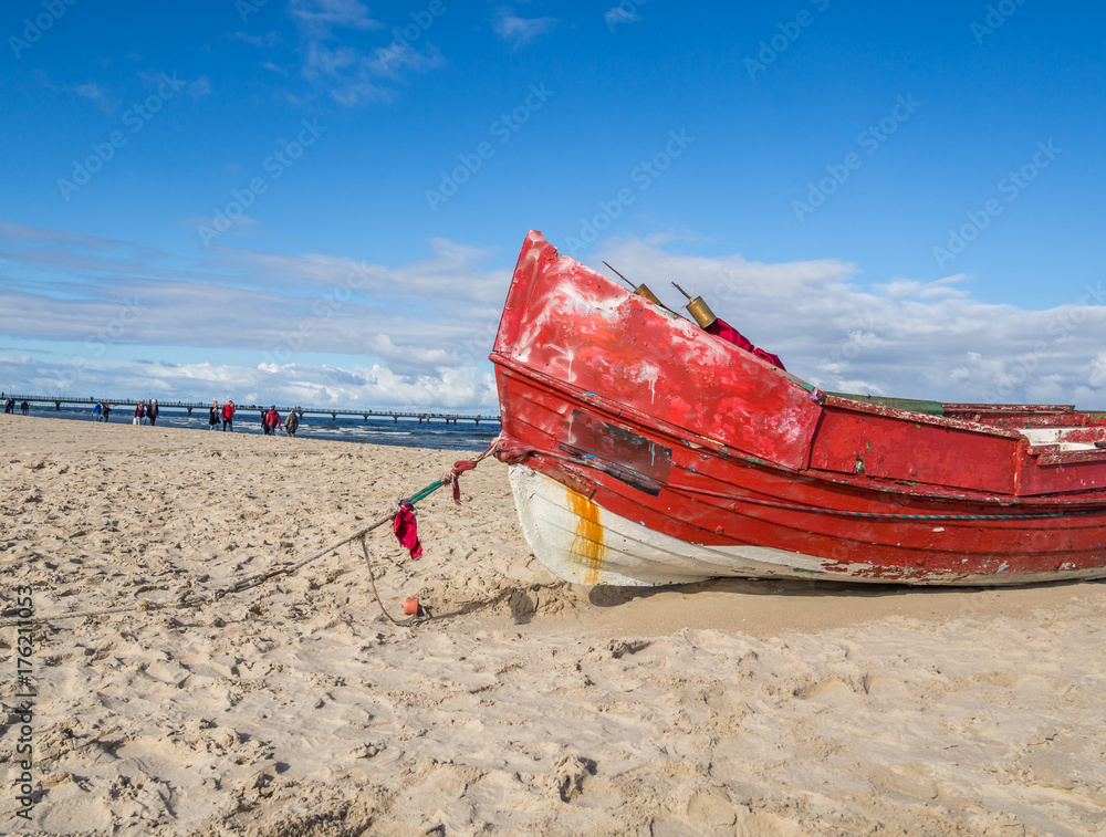 Fischerboot an der Ostsee Fischerboot an der Ostsee