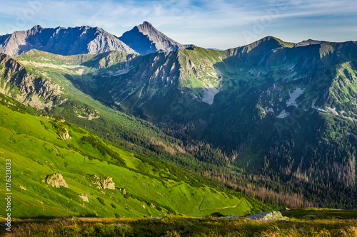 Wonderful sunset in the Tatra Mountains in Poland, Europe © shaiith