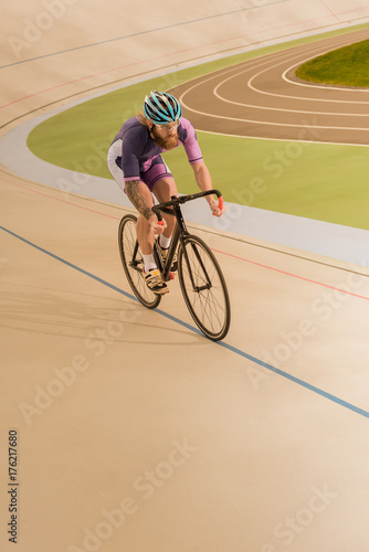 cyclist on cycle race track © LIGHTFIELD STUDIOS