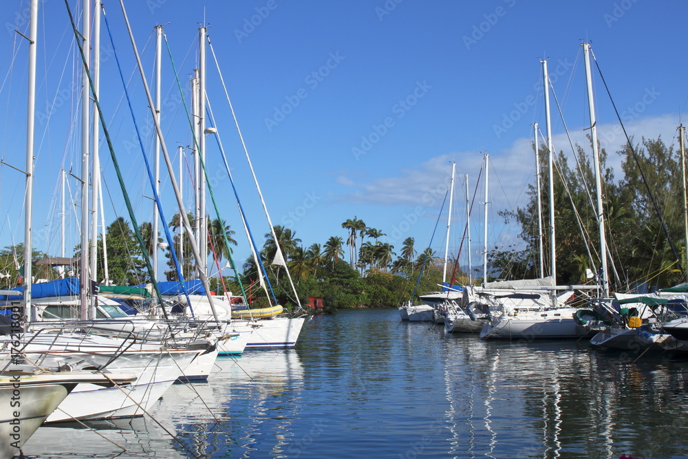 Obraz premium Pointe du Bout Marina - Trois-Ilets - Martinique