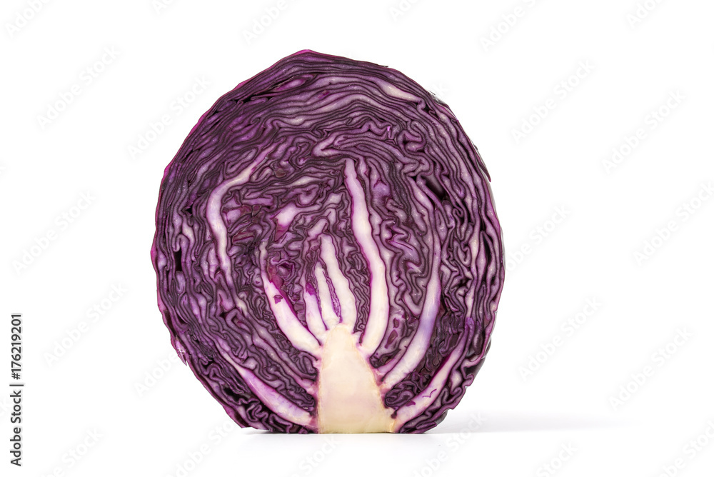 Halbierter Rotkohl Halbierter Rotkohl