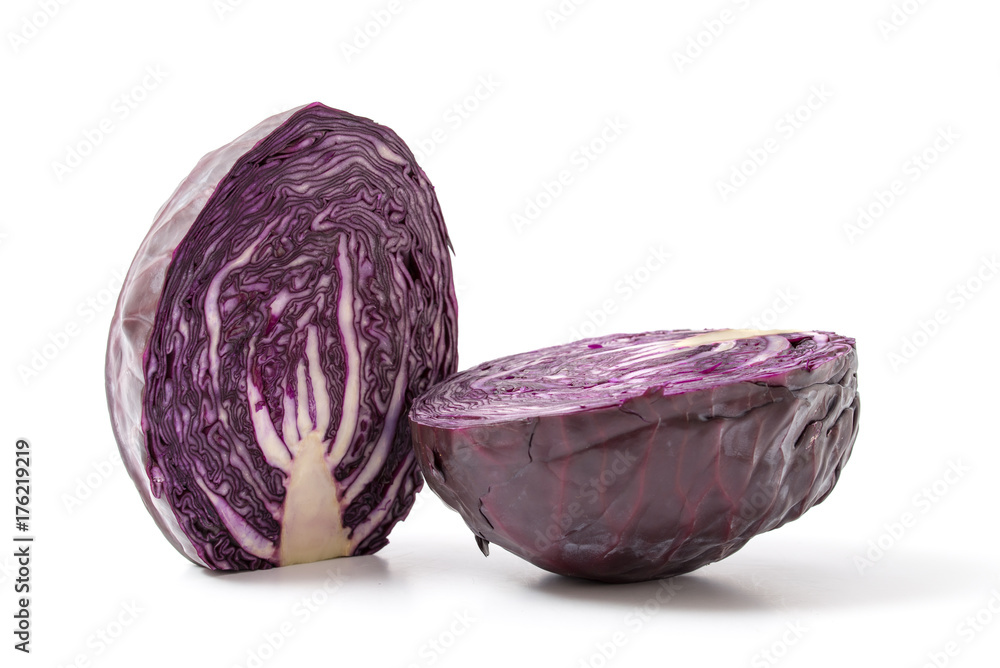 Halbierter Rotkohl Halbierter Rotkohl