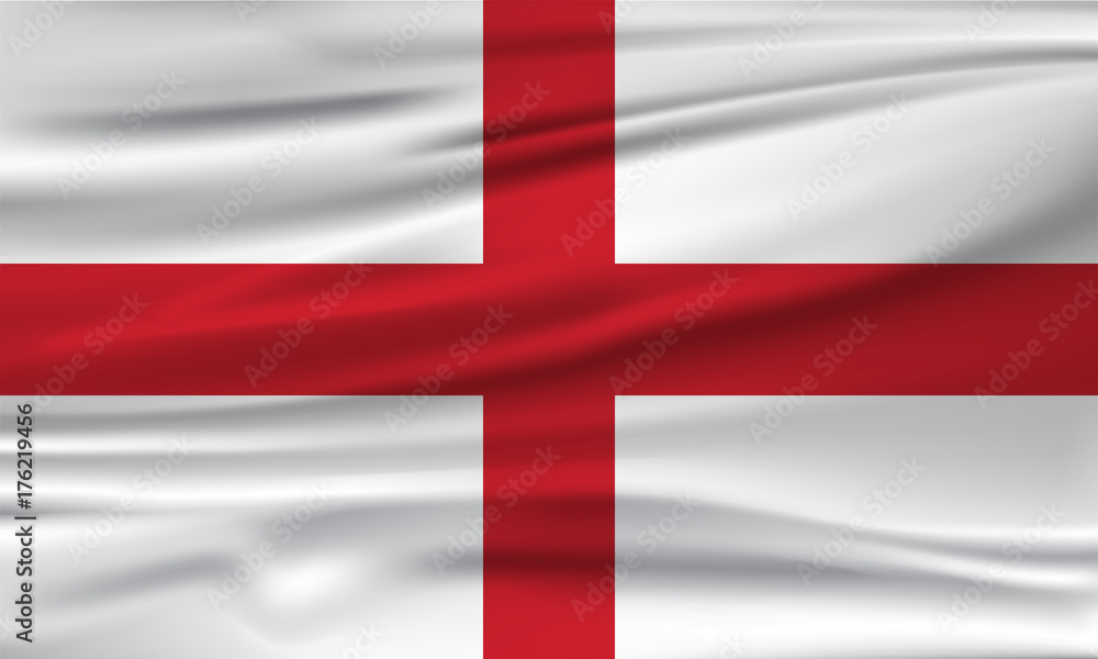 Vector flag of England. Vector illustration Vector flag of England. Vector illustration