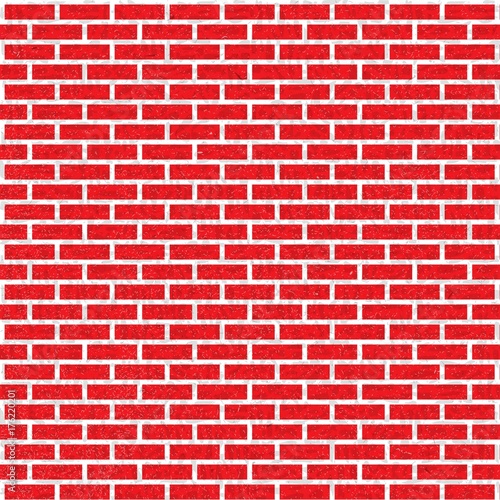 Vector background of red bricks. Seamless pattern