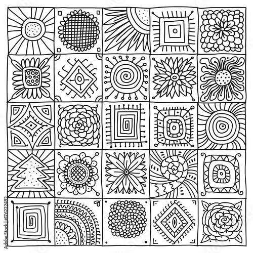 Abstract geometric pattern for your design