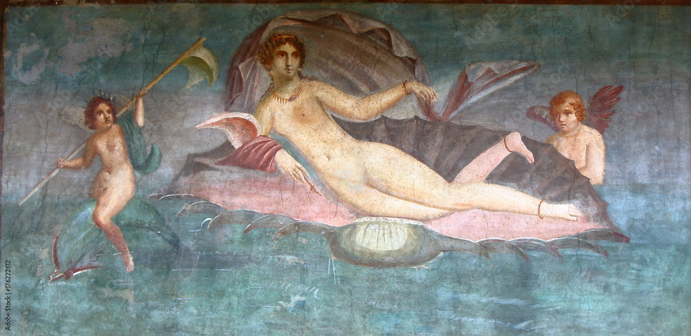 Fototapeta Pompeje, Włochy: fresco