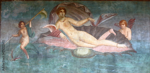 Photo Pompeii, Italy: fresco