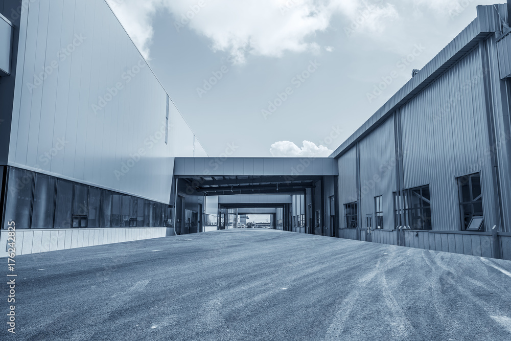 Obraz premium Factory building warehouse