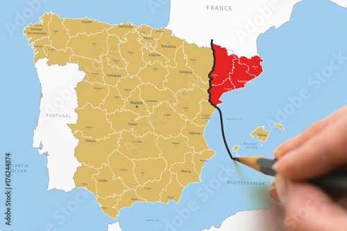 Catalonia (Catalan) independence referendum from spain