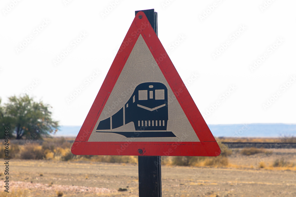Fototapeta premium Zugfahrt durch Afrika