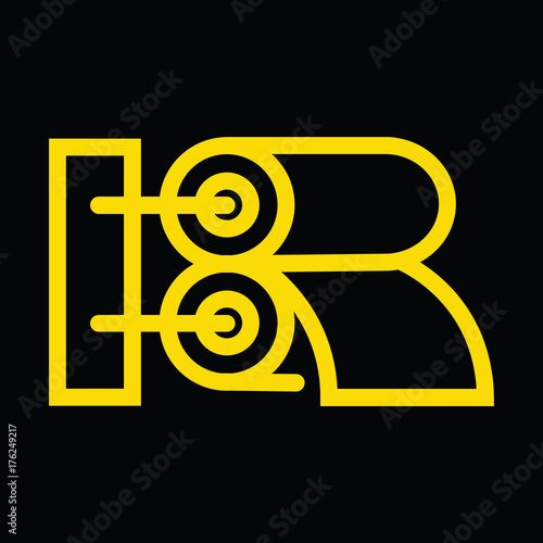 Rolling machine icon