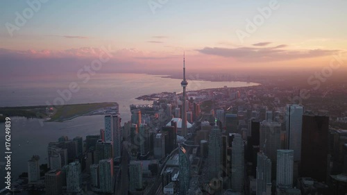Aerial Canada Toronto July 2017 Sunset 4K Inspire 2 photo